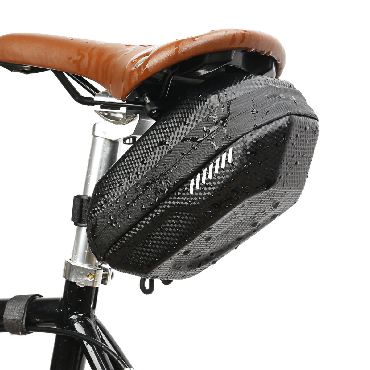 

Водонепроницаемый велосипедный хвост Сумка Вместительный прочный велосипедный чехол для велосипеда Седло из карбона EVA