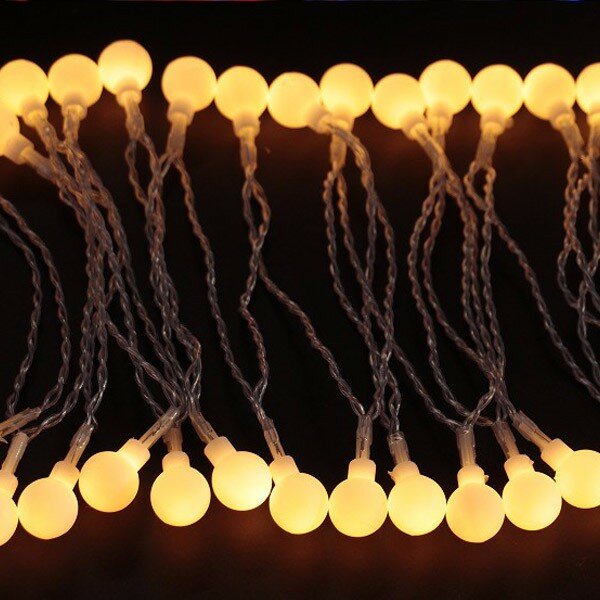

Рождество LED Батарея свет струны в форме шара занавес свет домашний декор праздник фестиваль Свадебное