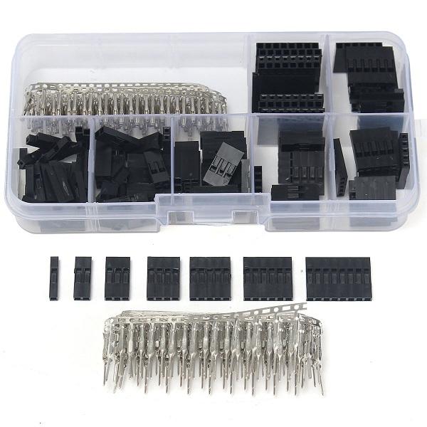 

5Pcs Geekcreit 310Pcs 2.54mm Male Female Dupont Wire Jumper With Header Connector Housing Kit
