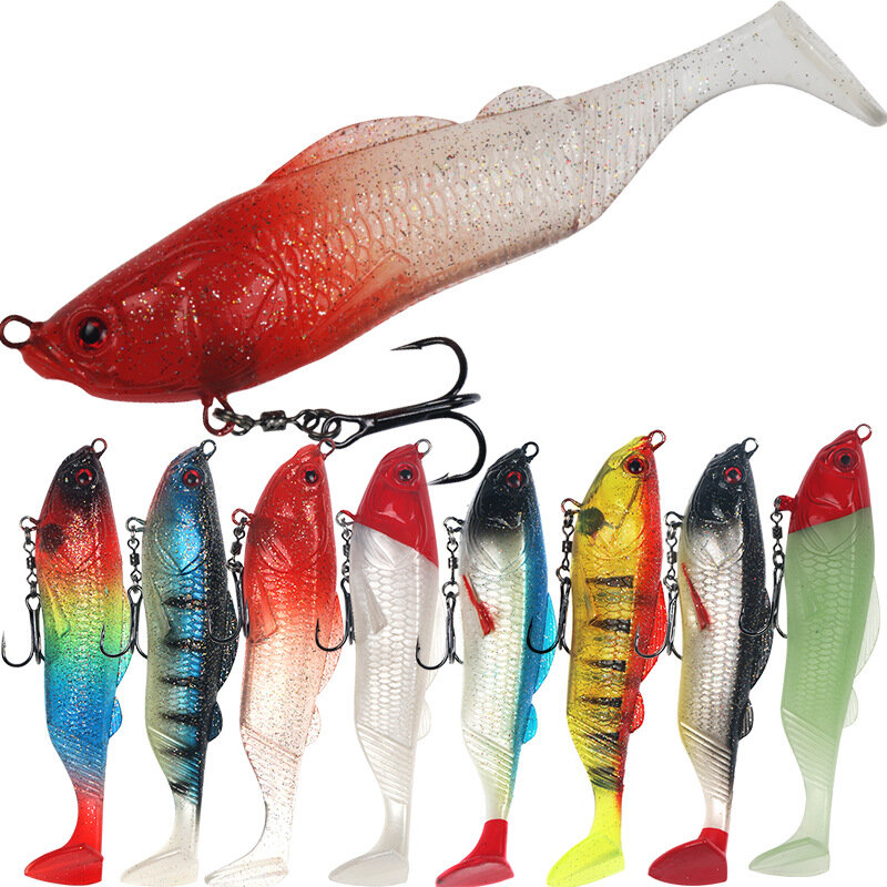 

ZANLURE 1 Pcs 13cm 25g Fishing Lures 3D Fish Eyes Luminous Striped Bass Artificial Hard Bait Fishing Tackle Accessories