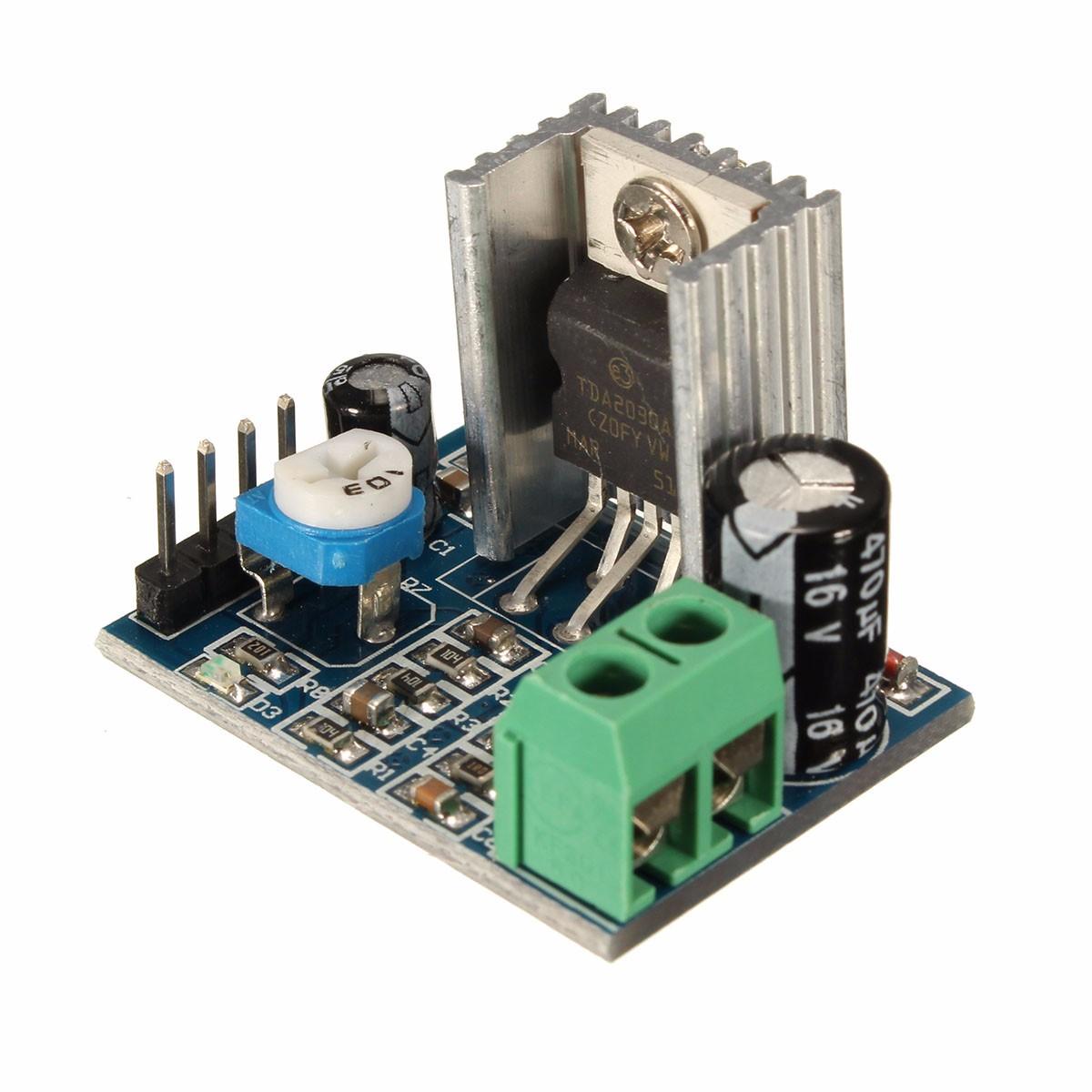 

10 шт. TDA2030A 6-12 В переменного / постоянного тока модуль платы усилителя звука с одним источником питания