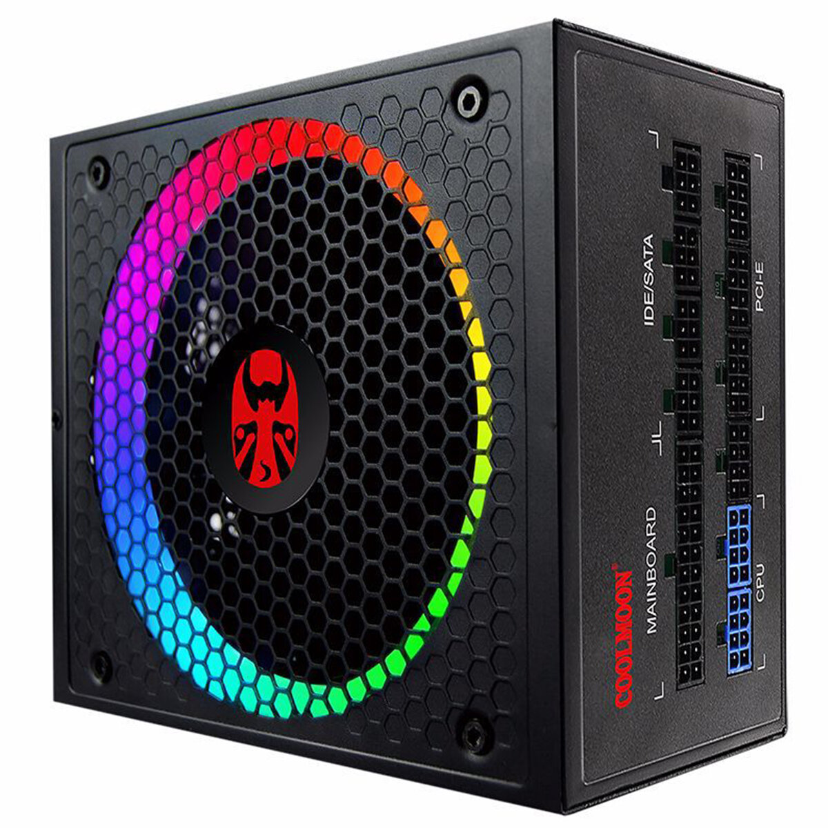 

PC Power Supply 80 Plus Gold 850W ATX RGB Fully Modular 14cm Smart Temperature Control Fan Gaming Computer PC Power Supp