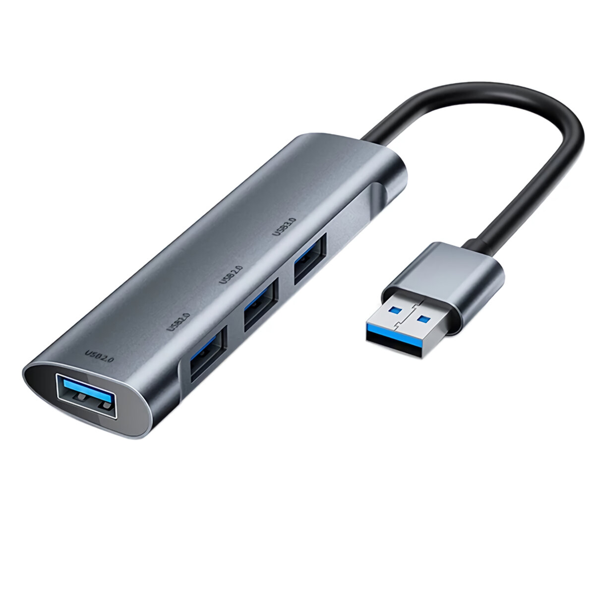 

4-в-1 USB 3.0 концентратор USB 3.0 / 2.0 5 Гбит / с высокоскоростной USB разветвитель USB адаптер конвертер док-станция