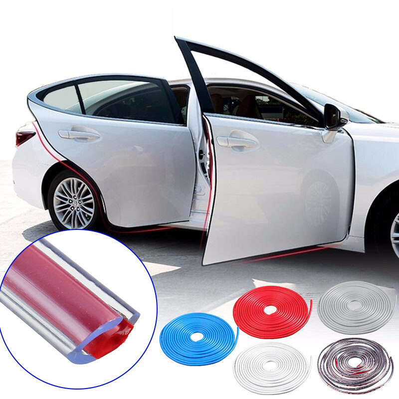 

5M Car anti-collision Strip Door Side Seal Invisible Anti-collision Strip Body Anti-scraping Sound Insulation Body Decor