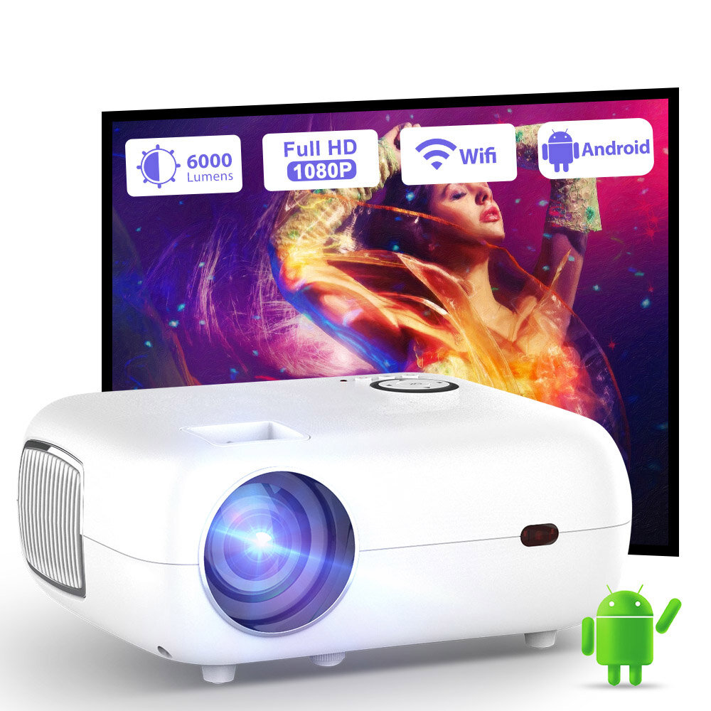 

[Android OS] ThundeaL PG500 Full HD 1080P Projector Portable WIFI Android Projector 2K 4K Video Home Theater Movie Cinem