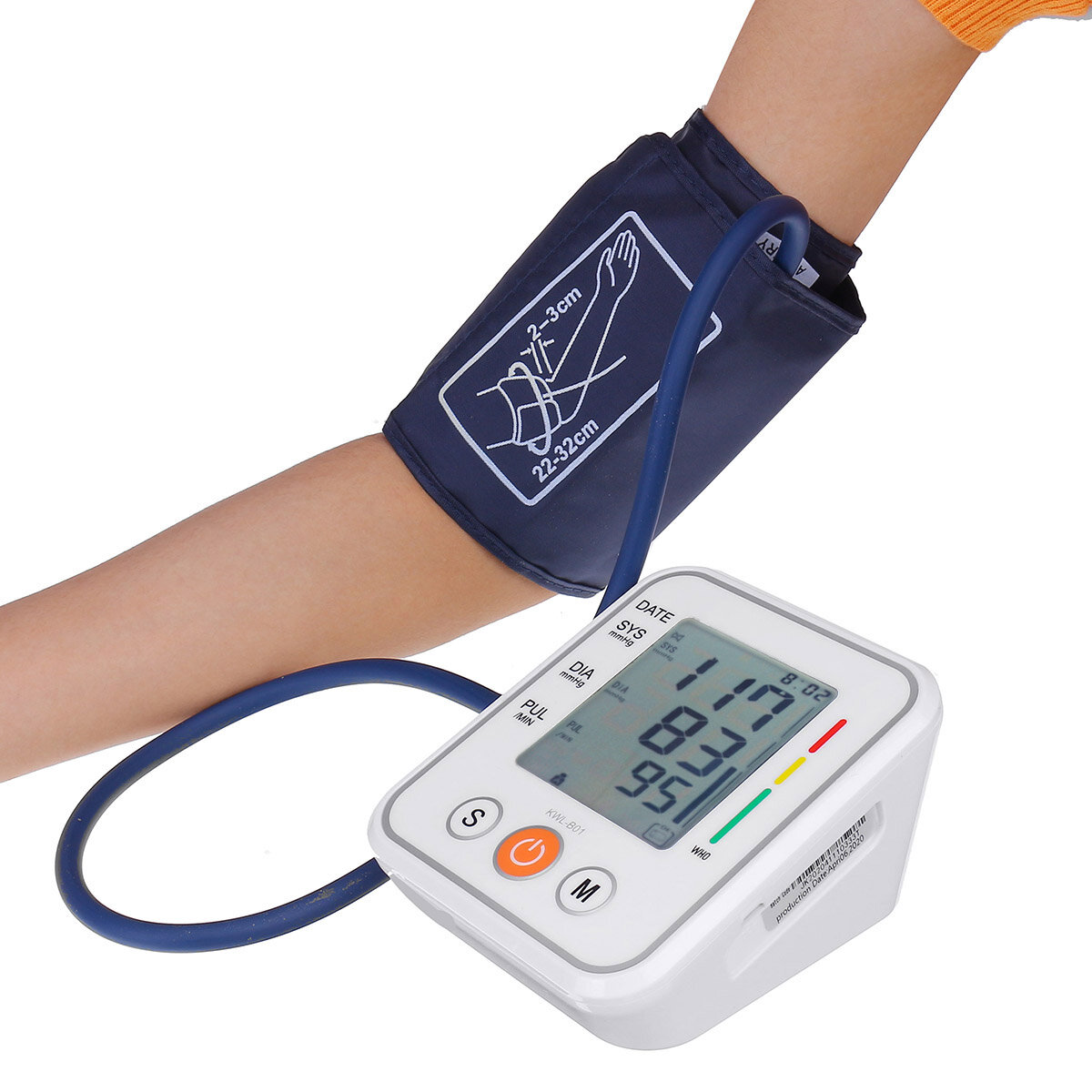 

Метр кровяного давления Бытовая рука Монитор Прибор для измерения кровяного давления Электронный сфигмоманометр