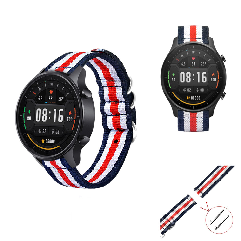 

Bakeey 22mm Холст Smart Watch Стандарты Сменный ремешок для часов Xiaomi Цвет Неоригинальный