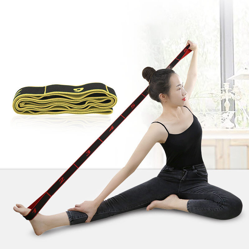 

KALOAD Multi-Loop Yoga Resistance Bands Fitness Stretching Strap Physical Therapy Pilates Dance