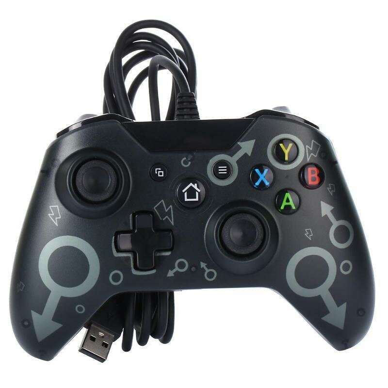 

Проводной USB Геймпад для Xbox One Контроллер игровой консоли для ПК Компьютер для ПК с Windows Win7 8 10 Джойстик