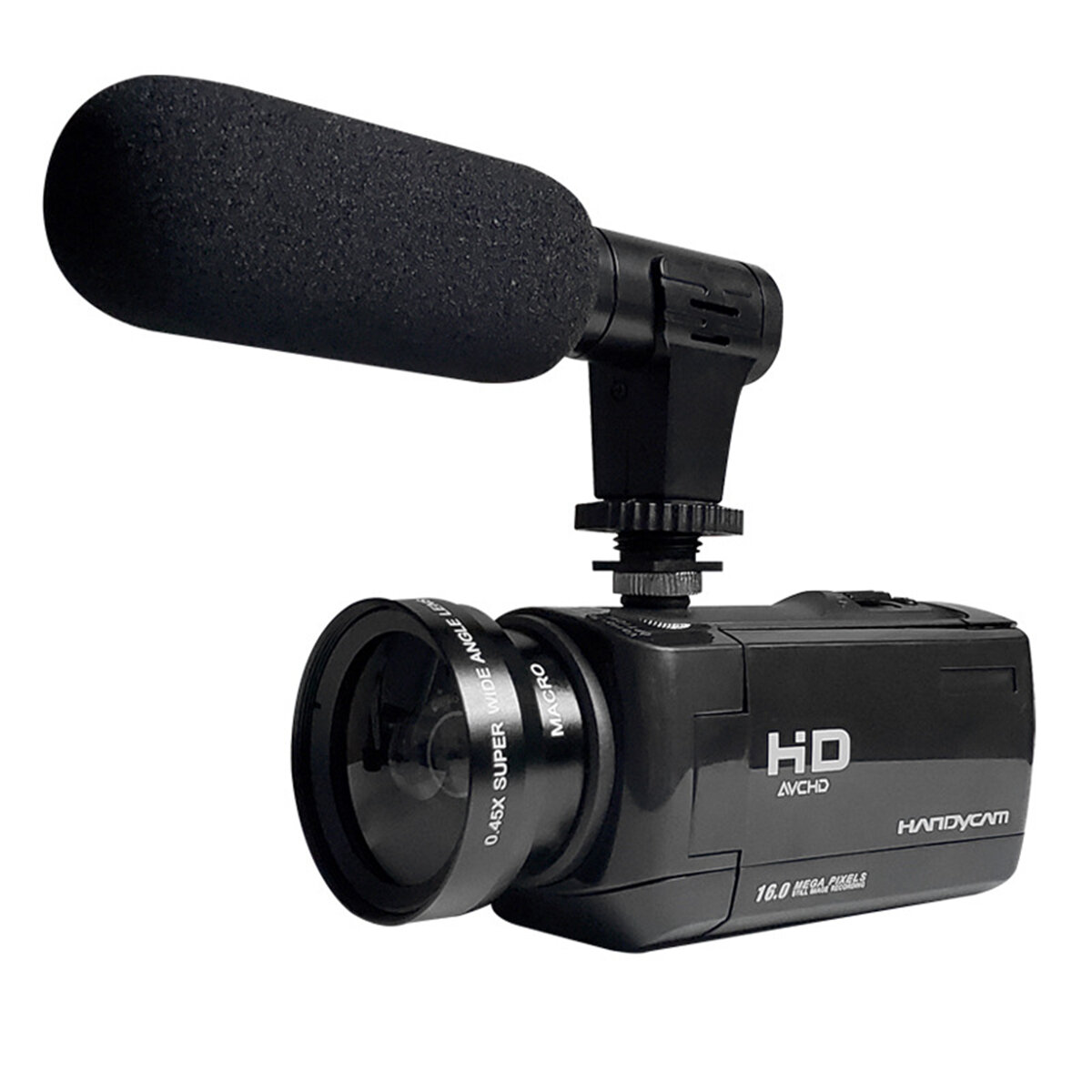 

18-кратный цифровой зум 1080P HD Цифровая видеокамера Видеоблог камера Внешний Микрофон DV