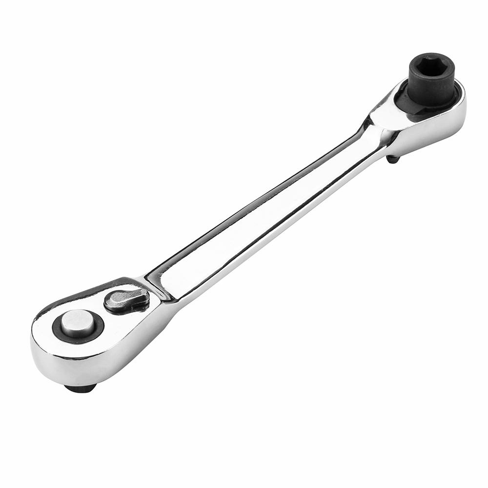 

Multifunctional Mini 1/4" Ratchet Wrench Dual-use Spanner Wrench Quick Sleeve Wrench Hand Tools