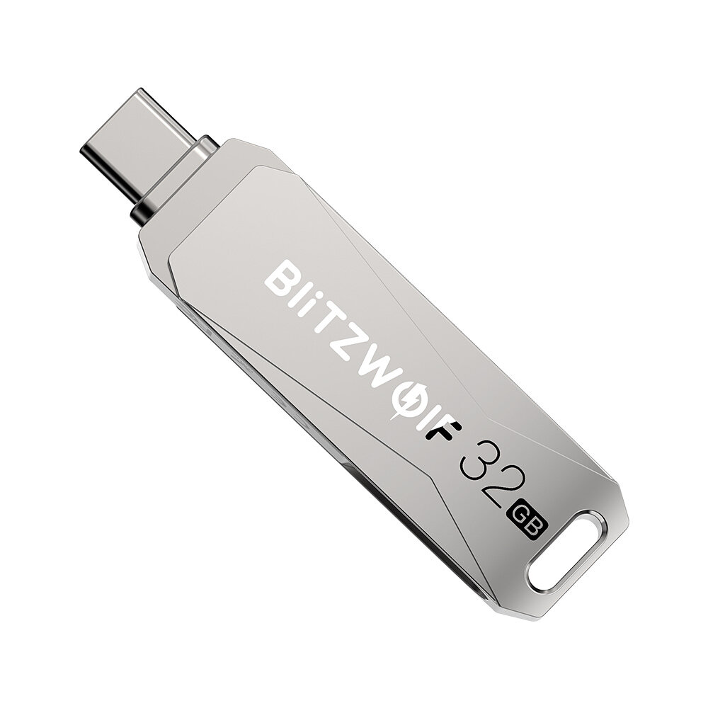 

BlitzWolf BW-UPC2 64GB Pendrive Type-C USB3.0 Flash Drive Ultra-fast Transmission 360° Rotation Zinc Alloy Support OTG U