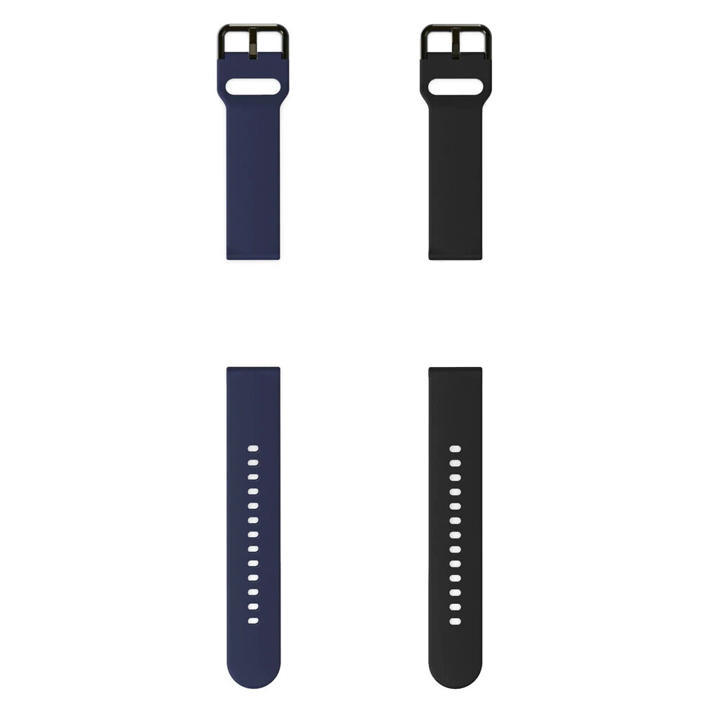 

20 мм оригинальные часы черного + темно-синего цвета Стандарты Замена ремешка для часов для BlitzWolf® BW-HL1 BW-HL1T BW