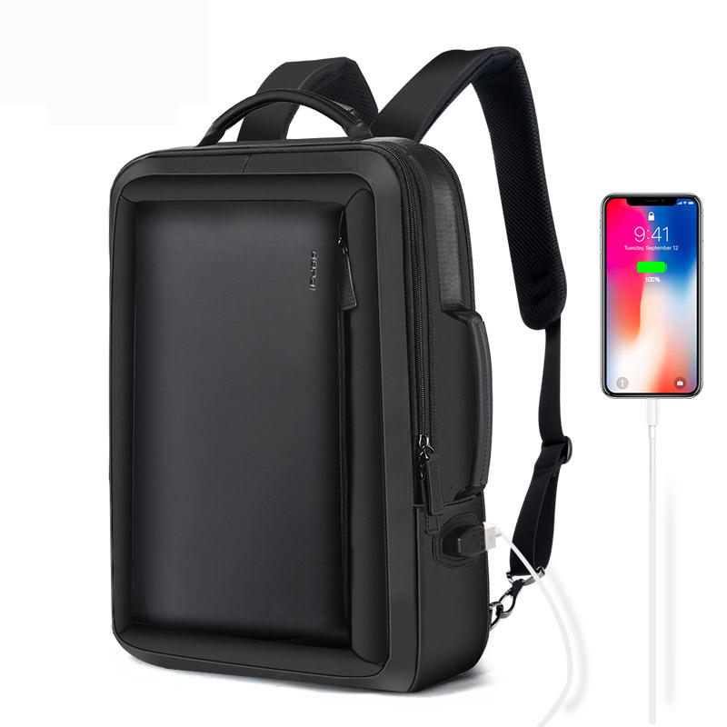 

BOPAI 15inch Men USB Anti-theft Laptop Backpack Rucksack Waterproof Outdoor Business Travel Shoulder Bag