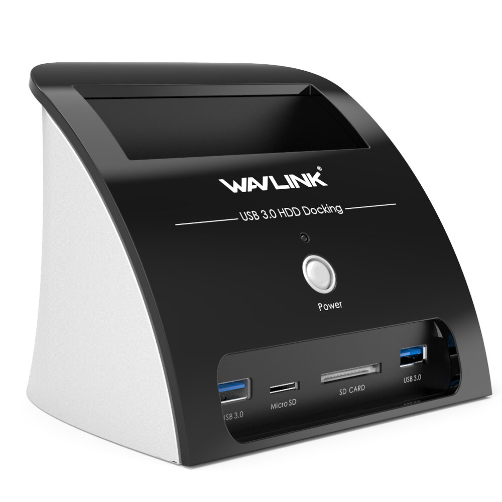 

Wavlink USB3.0 SATA HDD док-станция для чтения карт корпус жесткого диска для 2,5 3,5 SSD HDD USB-