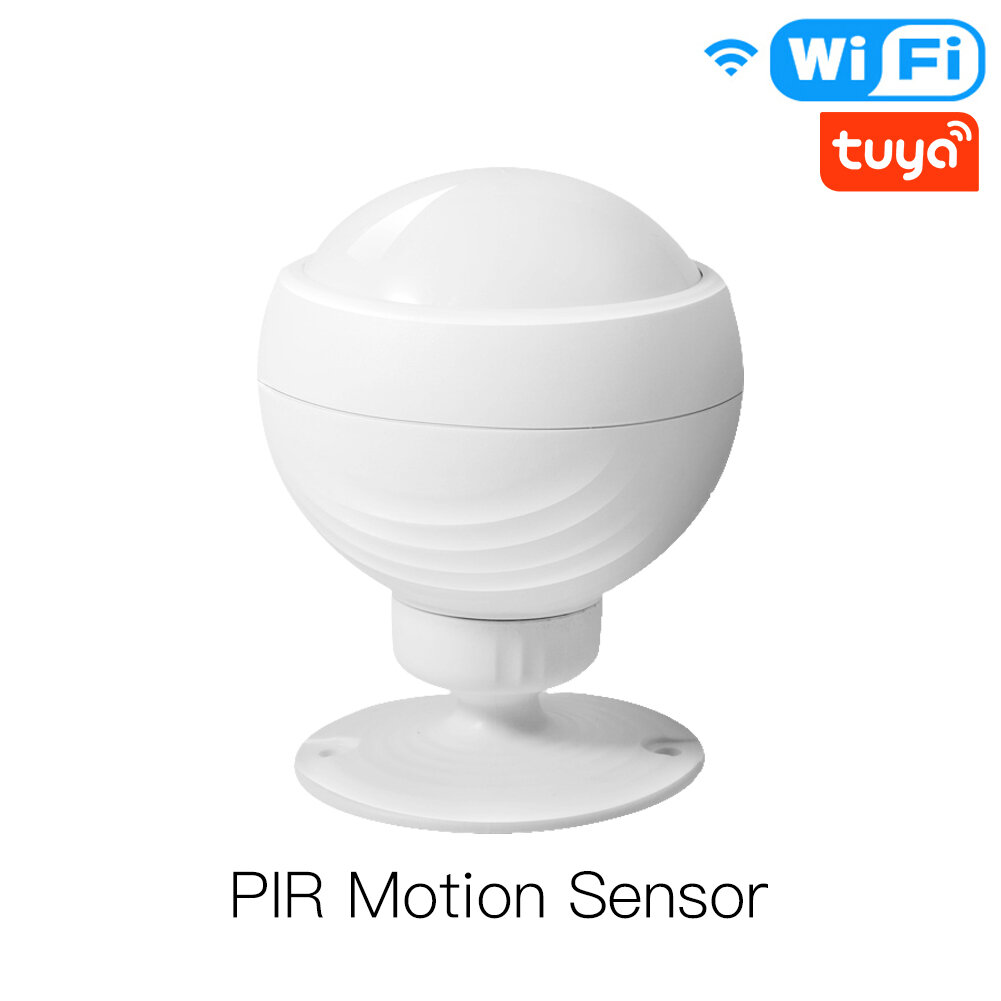 

WIFI PIR Motion Датчик Беспроводной пассивный инфракрасный детектор Охранная сигнализация Датчик Tuya APP Control Smart