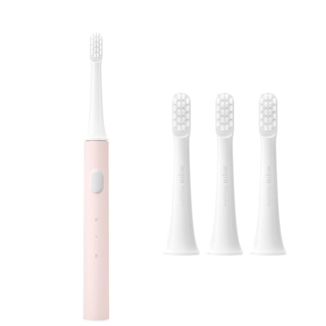 

XIAOMI Mijia T100 Розовый Sonic Набор электрических зубных щеток Глубокая чистка Зуб для ухода за полостью рта Щетка С 3