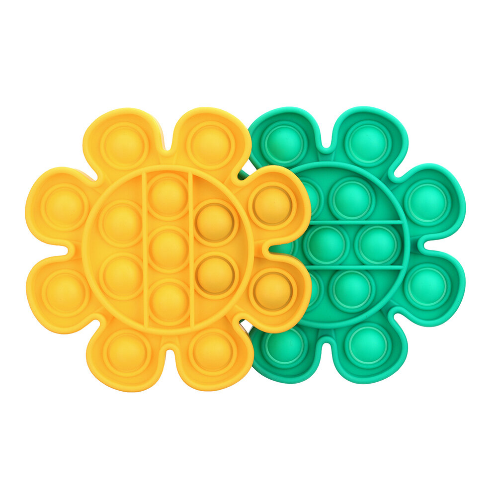 

CHARMINER 2 шт. В форме цветка пузырь сенсорная декомпрессионная игрушка набор Colorful анти-тревожные офисные игрушки з
