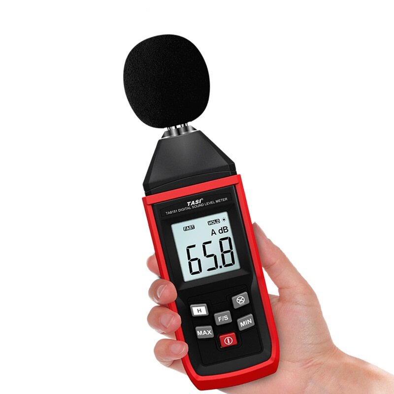 

TASI® TA8151 Цифровой измеритель уровня звука 30 ~ 130 дБ Регистратор децибел Детектор шума Цифровая диагностика шума Ин