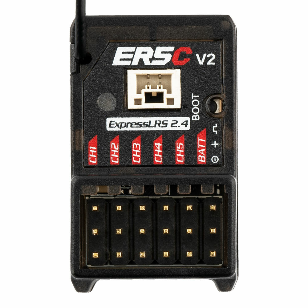 

Radiomaster ER5C V2 2.4GHz 5CH ELRS PWM RX Receiver for RC Airplane Car Boat MT12 Radio Controller