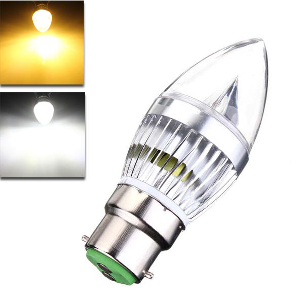 

E27 E14 B22 E12 6W LED Люстра Свеча Лампа 85-265V