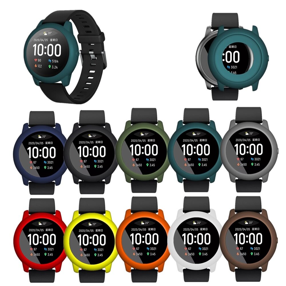 

Bakeey Soft Силиконовый Часы Чехол Крышка для часов Чехол Крышка для Haylou Солнечная LS05 Smart Watch