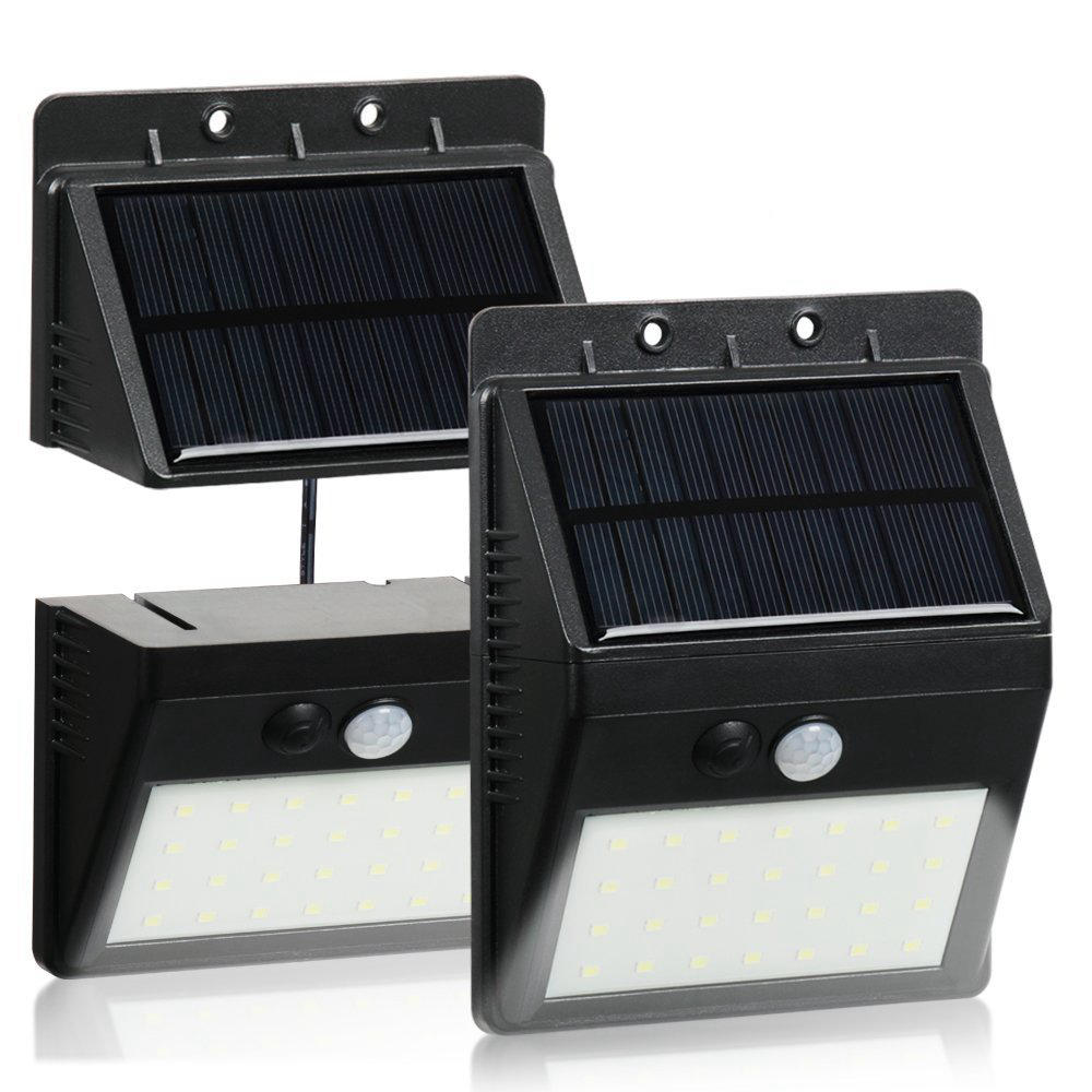 

Водонепроницаемы 28 LED Солнечная PIR Движение Датчик Безопасность Лампа Отдельный настенный светильник для На открытом