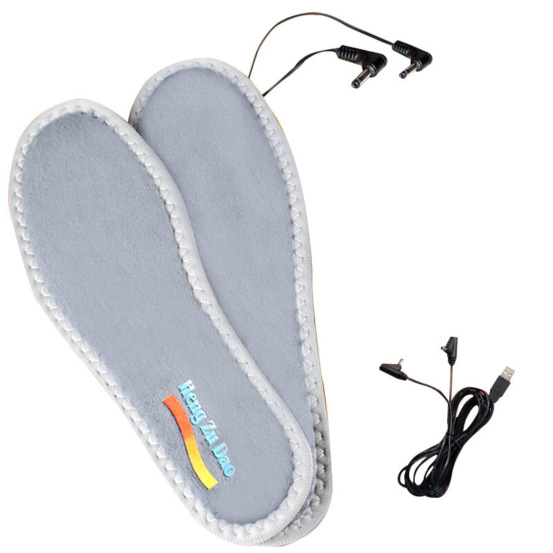 

Стельки для обуви с подогревом USB, теплые коврики для носков, стельки с электрическим нагревом, моющиеся теплые термост