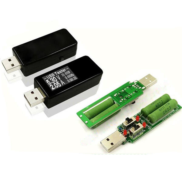 

USB-тестер Цифровой детектор тока постоянного тока Индикатор зарядного устройства банка питания + USB-зарядка