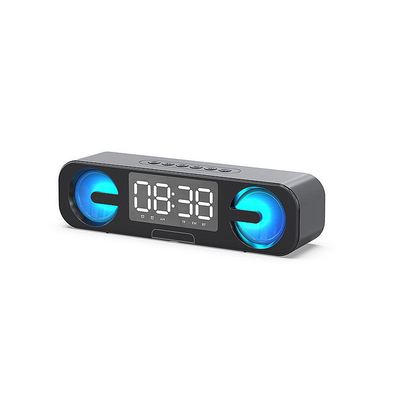 

S07 5 Вт Bluetooth 5.0 Динамик Портативный динамик 360° Surround 4D Stereo Sound Ambient Light 1200mAh Батарея LED Digit
