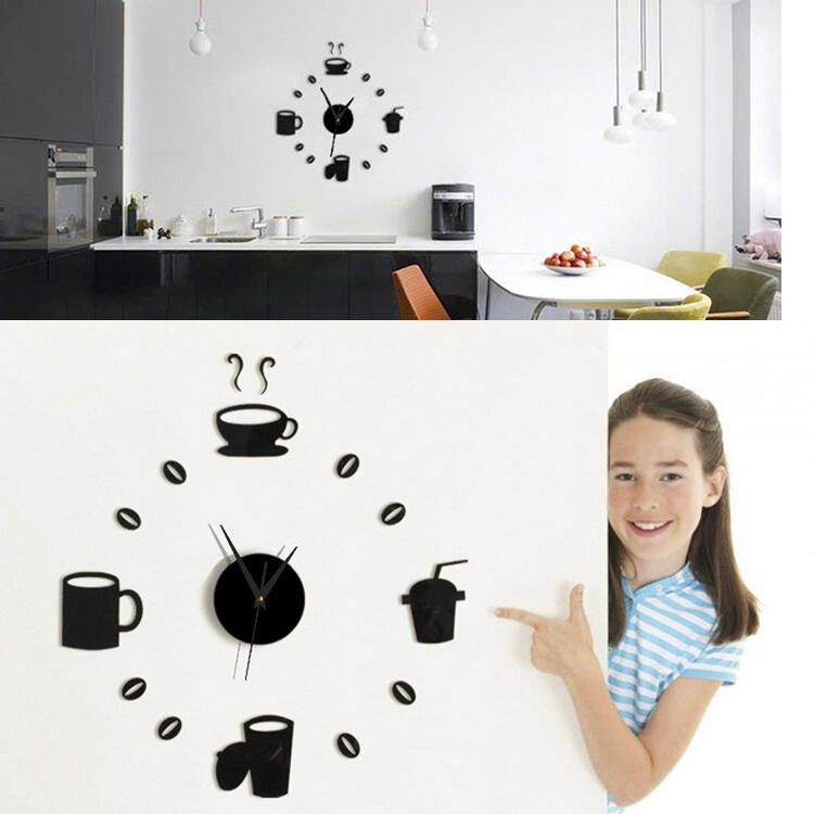 

Honana DX-X3 Творческий 3D акриловые зеркала стены наклейки Кварцевые часы Смотреть Большой домашний декор