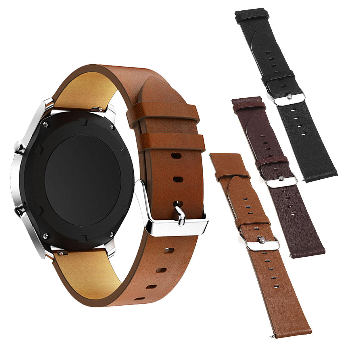 

Кожаные часы 22 мм Стандарты Ремешок для Samsung Gear S3 Frontier / Classic