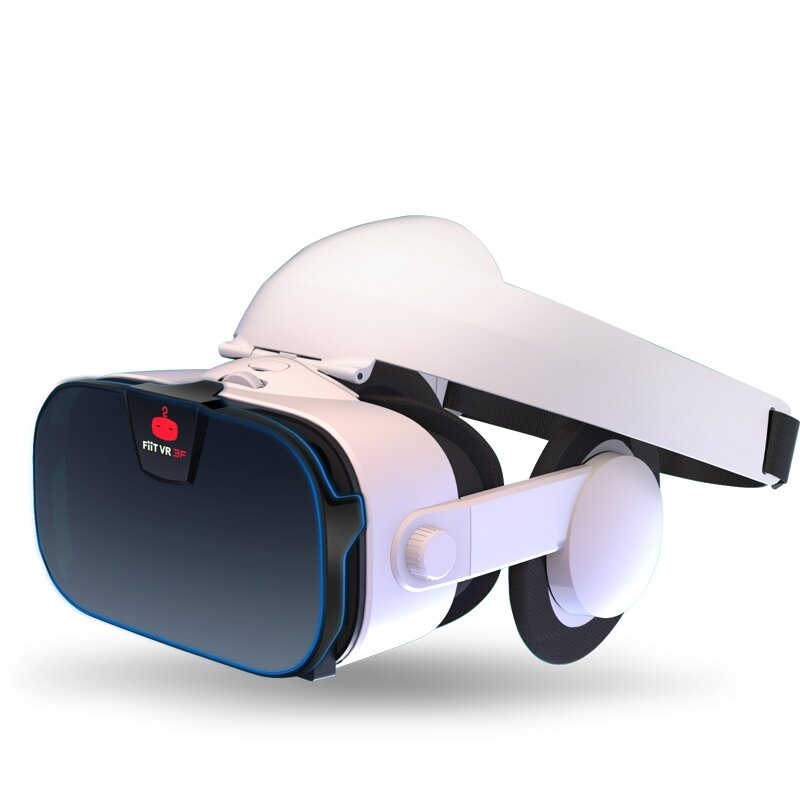 

FIIT VR-3F AR Smart Очки 3D VR Очки Коробка Наушники Шлем виртуальной реальности VR-гарнитура для 4,7-6,3 дюймов Смартфо