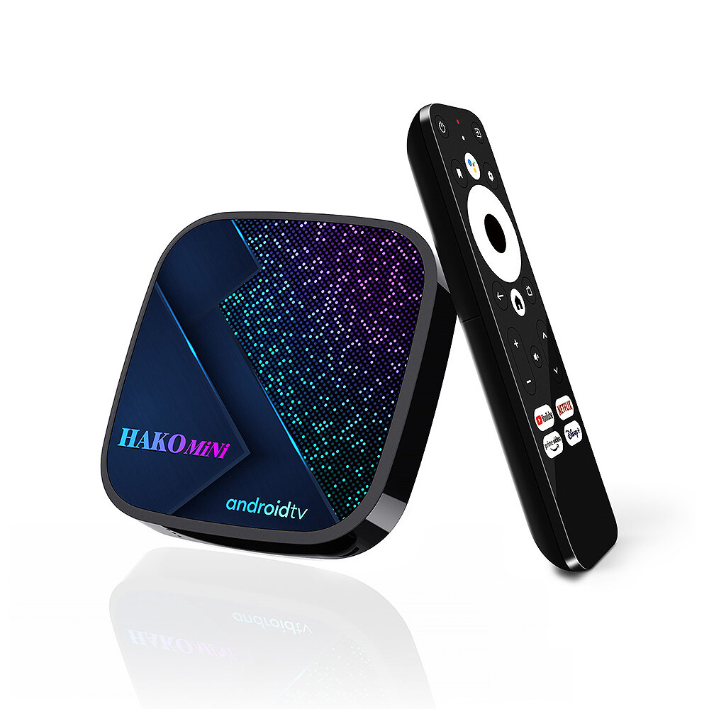 

HAKOMiNi S905Y4 TV BOX Android 11.0 2G+8GB 4K HDR AV1 Video Dual Стандарты Wi-Fi БТ 5.0 100M LAN Media Player Set Top Ко