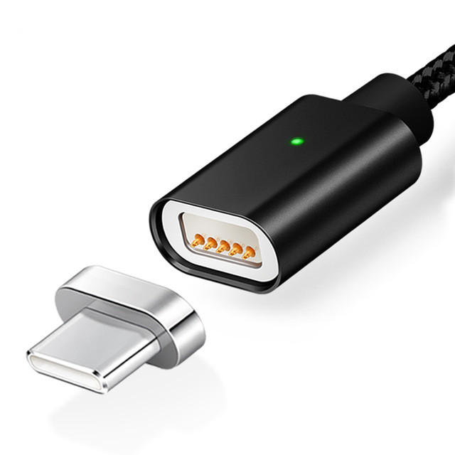 

Elough E04 USB Type-C Магнитный плетеный кабель для быстрой зарядки данных для Samsung S8 Note 8 Huawei