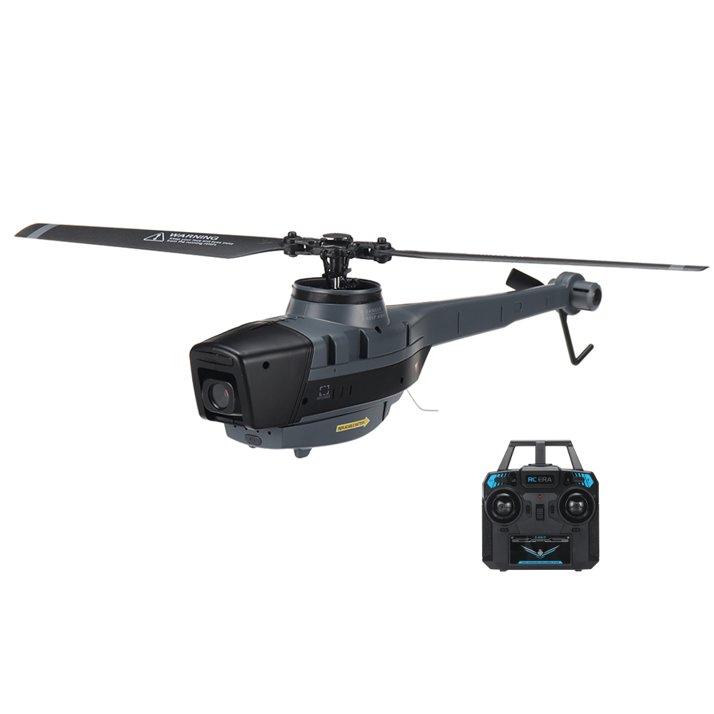 

C128 2.4G 4CH 6-осевой гироскоп 1080P камера Оптическая локализация потока Удержание высоты Flybarless RC Вертолет RTF