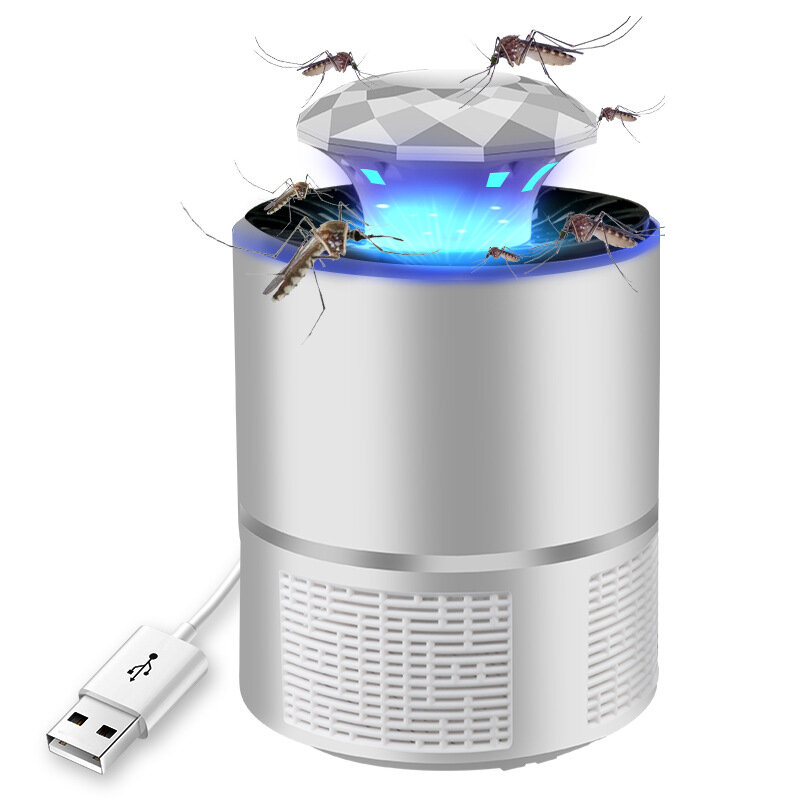 

360° LED Портативный LED Уничтожение комаров Лампа Зарядка через USB Устройство для уничтожения насекомых Дизайн