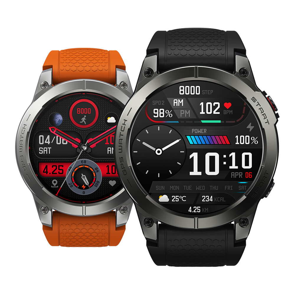 

[Флагман 2023] Зеблейз Stratos 3 Premium GPS Смарт Watch 1,43 дюйма Ultra 466*466 пикселей HD AMOLED Дисплей Встроенный