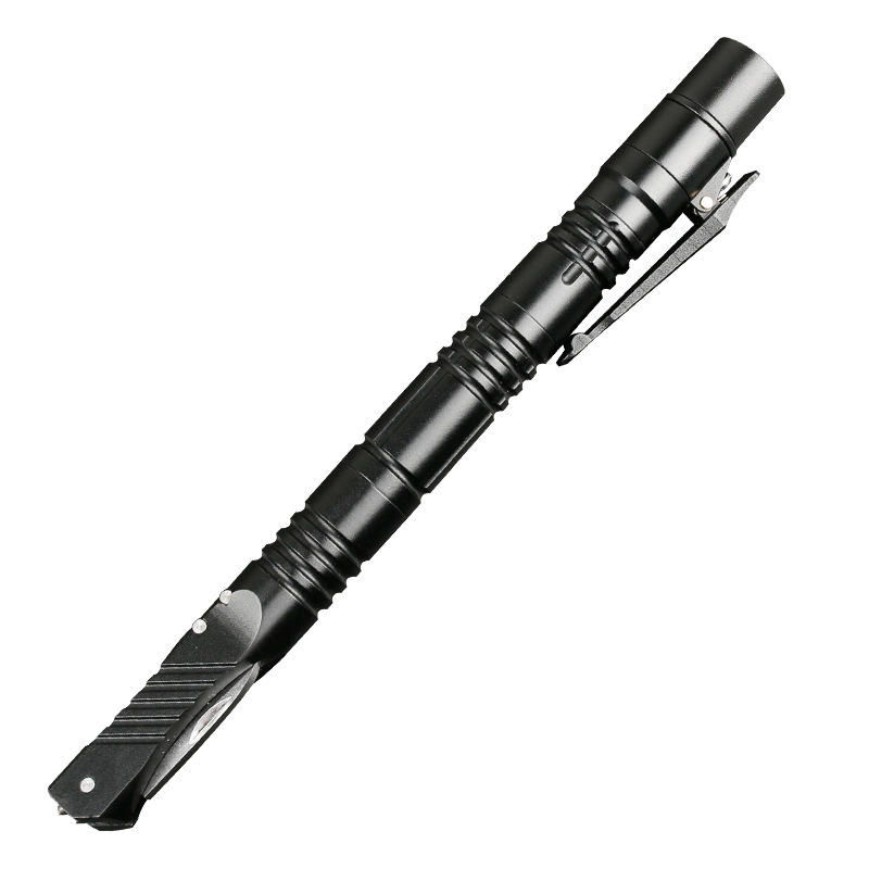 

Многофункциональный аккумуляторный фонарик Тактический Ручка Выживание Самозащита Анти-волк Божественная защита Ручка На