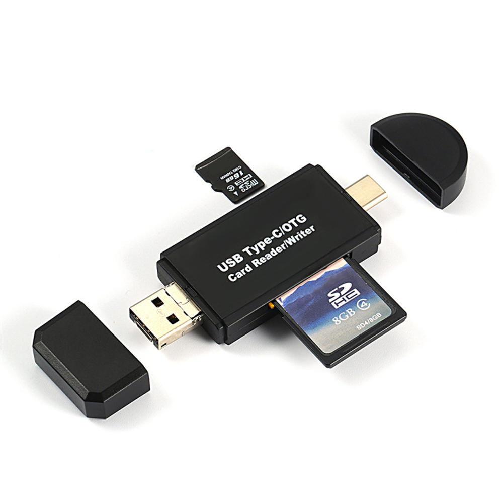 

Bakeey Flash Drive Высокоскоростной USB 3.0 Micro Type C TF SD Устройство чтения карт памяти для Huawei P30 S10 + Note10