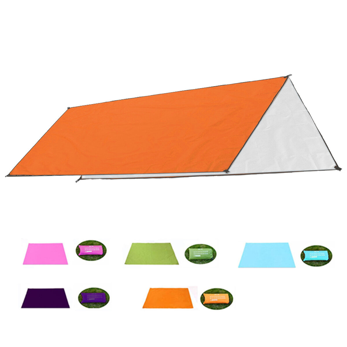 

210x200 см Влагозащитный коврик 210D Anit-UV Палатка Зонт Гамак Укрытие Кемпинг Подушка