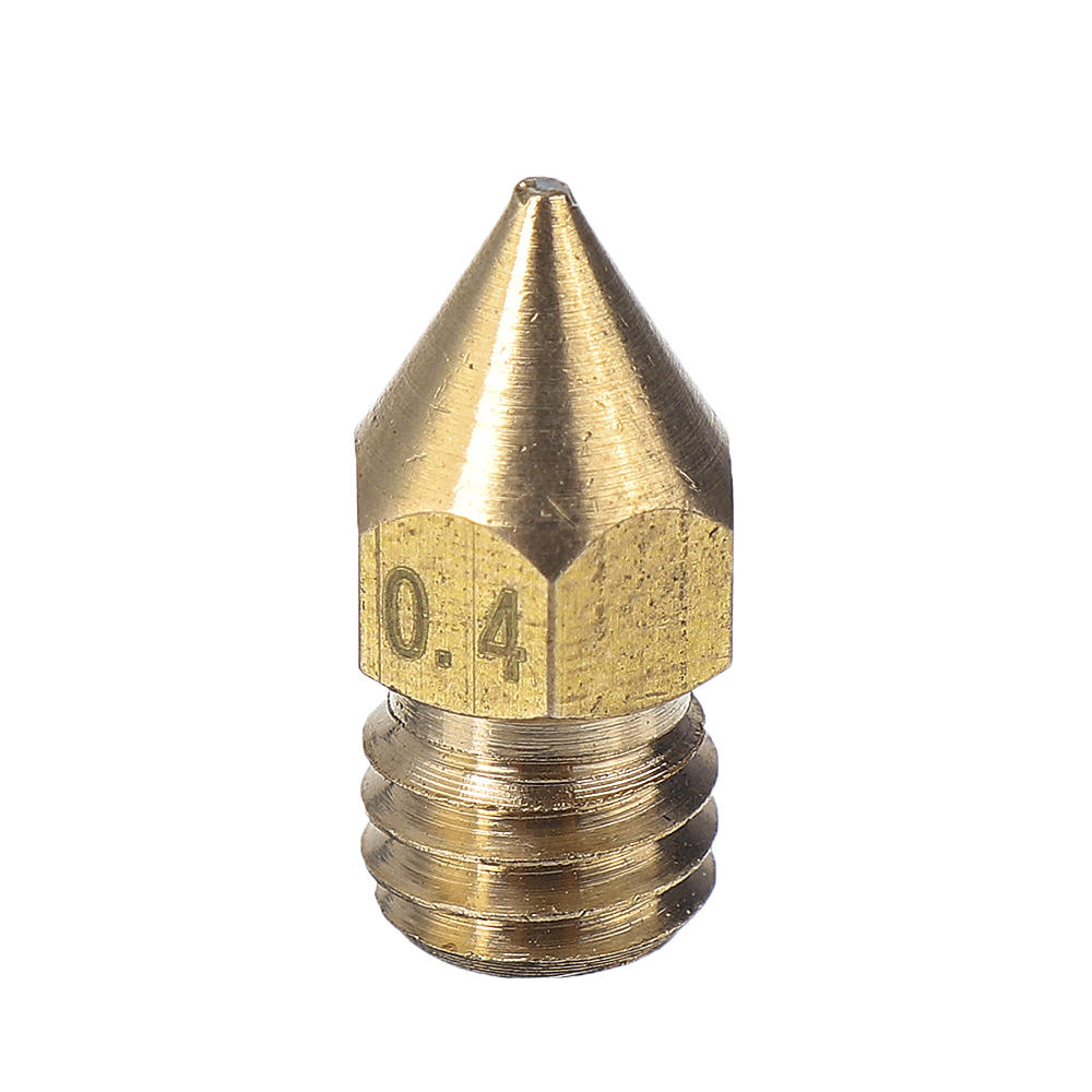 

5 Pcs 0.4mm Brass Nozzle M6 Screw 1.75mm Filament for 3D Printer Part