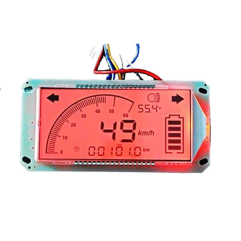 

Многофункциональный вольтметр Термометр Спидометр для электровелосипеда 48V- 72V