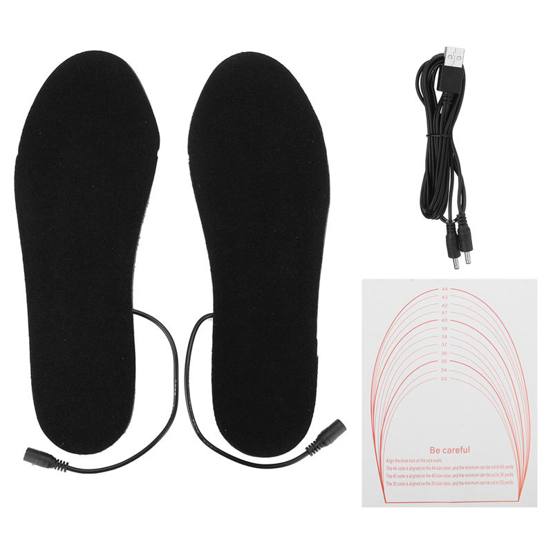 

Электрическая стелька для обуви с подогревом Носки футов Нагреватель USB для ног зимой теплее