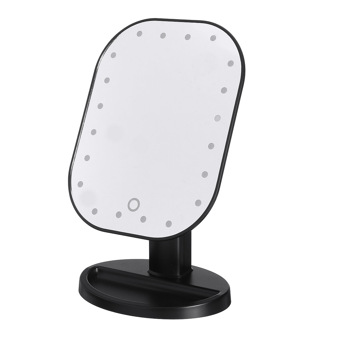 

Питание от аккумулятора 20 LED Макияж Зеркальный свет Рабочий стол для дома Сенсорный экран 180 ° Регулируемый угол Зерк