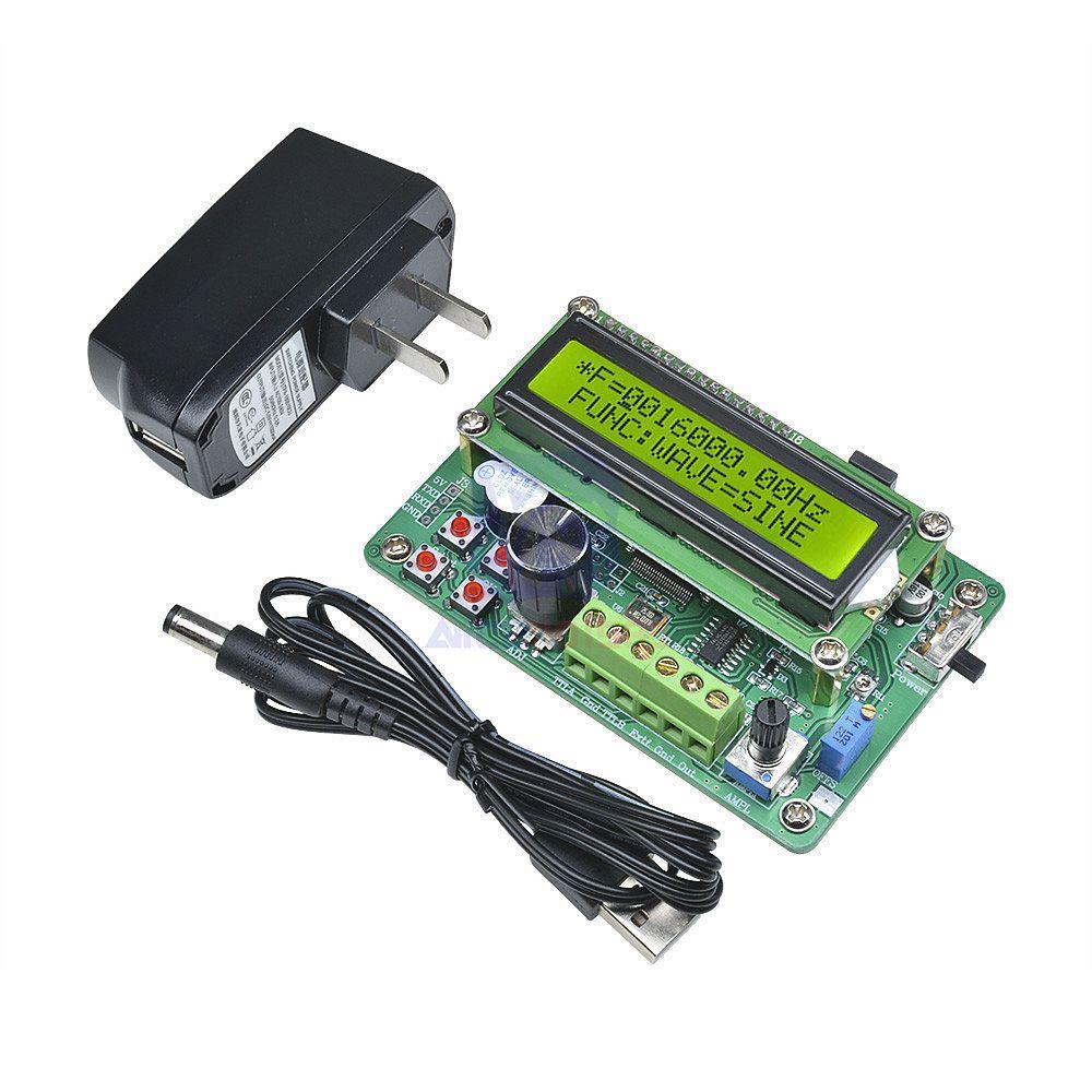 

FY1005S 5 МГц LCD Цифровой Дисплей LCD1602 DDS Функциональный генератор сигналов Модуль источника синусоидальный / треуг