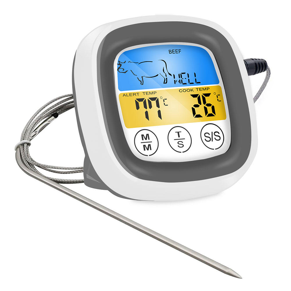 

Bakeey LCD Дисплей Инфракрасный сенсорный цифровой термометр Wild BBQ Thermometer Домашний таймер