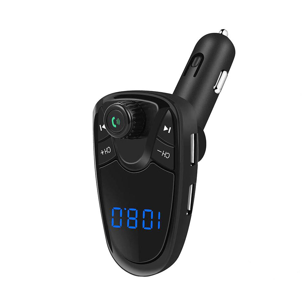 

M1 Авто Bluetooth MP3-плеер FM-передатчик Громкая связь Авто Набор с двумя USB Авто зарядное устройство 1,3-дюймовый экр