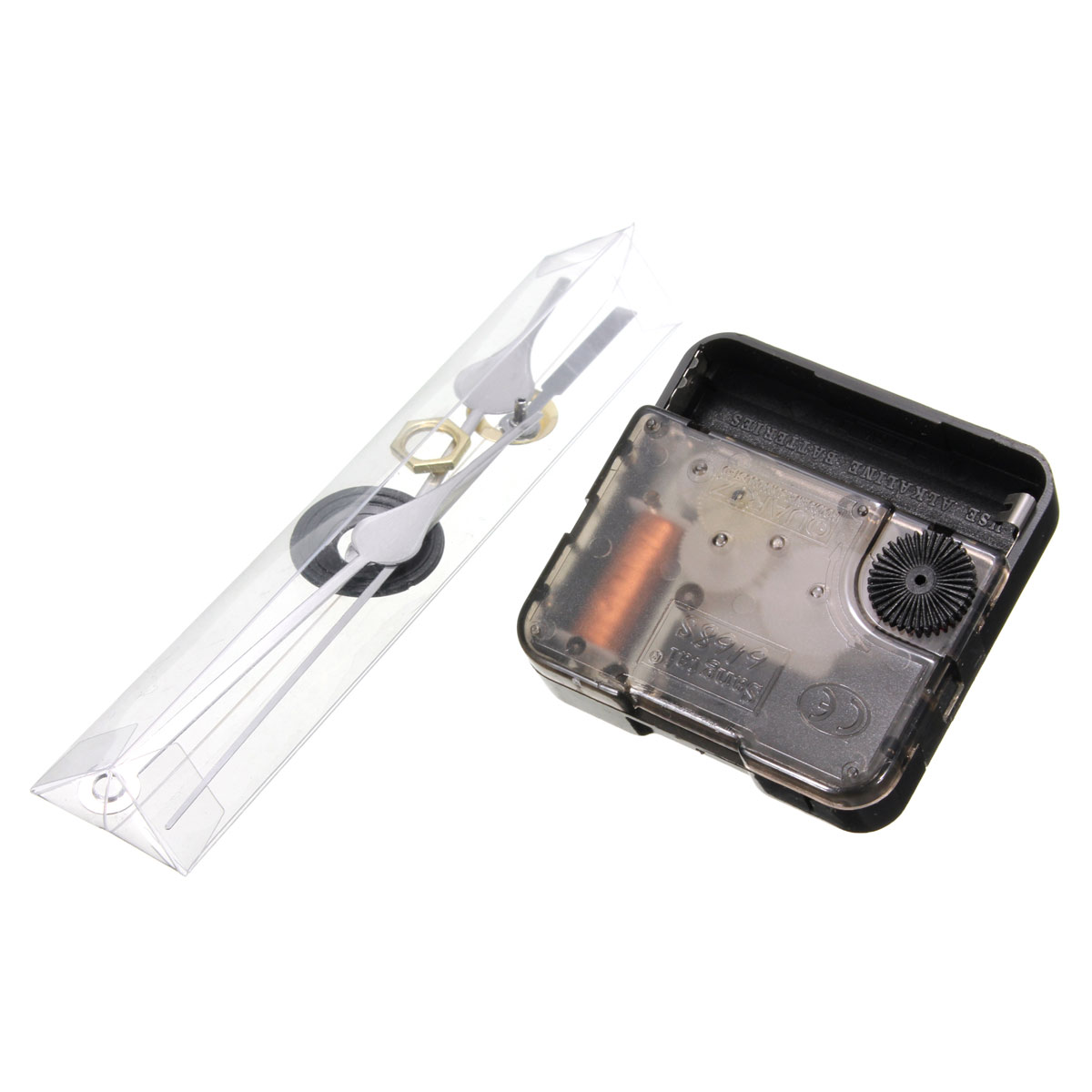 Find Silvery White DIY Quartz Clock Movement Kit for Sale on Gipsybee.com with cryptocurrencies
