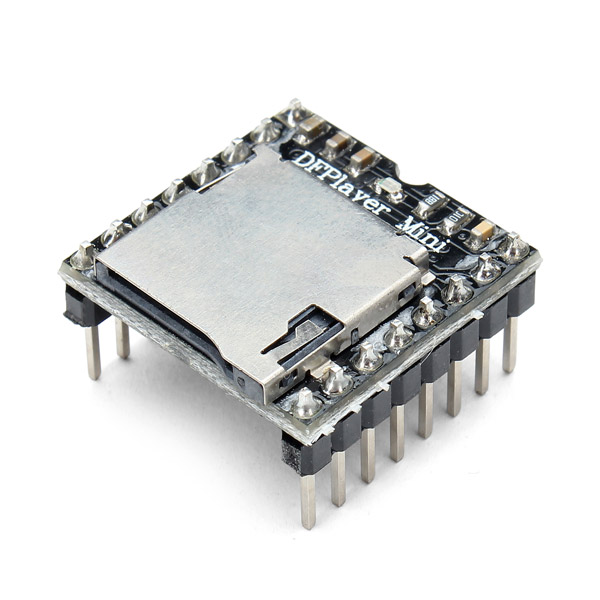 Find Geekcreit DFPlayer Mini MP3 Player Module MP3 Voice Audio Decoder Board For Supporting TF Card U Disk IO/Serial Port/AD for Sale on Gipsybee.com with cryptocurrencies